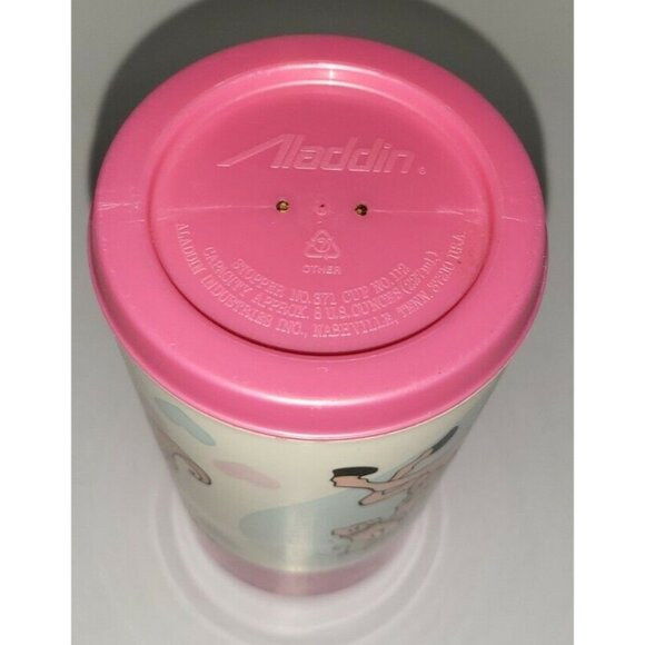 Disney Lunchbox Thermos Mickey Minnie Mouse Pink Aladdin 1990’s Horse Vintage! - Picture 6 of 8